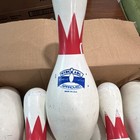 Brunswick Max Bowling Pin Made In Usa Plastic Coated Lot Of 10