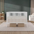 5-in-1 Convertible Full-size Baby Crib Toddler 3 Mattress Heights Day   Full Bed