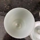 5 Tupperware Tall Sundae  Parfait Dessert Containers Lids Gray Vtg  754 296