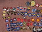 Original Vintage Wwii-era Us Military Collection Lot Of 71 Patch Army  Airforce 