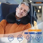 Travel Memory Foam Neck Pillow For Airplane Home