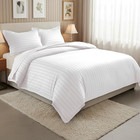 Luxury 3-piece Striped Duvet Cover Set  - 1500 Premier Hotel Quality Silky-soft