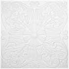 Art3d 12pcs Decorative Ceiling Tile 2x2 Glue Up  Spanish Floral covering 48sq ft