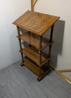 Vintage Butler Wood Slant Top Bible book Library Stand Shelf Lectern Podium