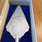 Sheffield Silver Company Silver Plated Floral Handle Cake Knife   Server Set