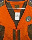 New Kevin   s Plantation Collection Hunting Fishing Vest Blaze Mesh Front Load L