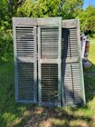 Antique Vintage Wooden Window Shutters