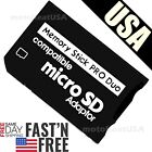 500pcs Memory Stick Pro Duo Adapter Micro Sd Sdhc Tf Card Reader Camera Psp Lot
