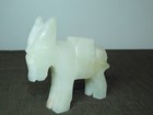 Vintage 4 1 2  Long Mexico Hand Carved Onyx Mule Donkey