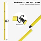 Aka Sports 4 X 1m  Agility Training Poles With Rubber Base For Soccer And Field
