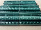 Alfred Meakin -  Antique Art Nouveau Majolica Border Tile C1900  green-blue 