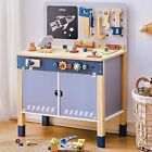 Robud Wooden Tool Workbench For Kids Toddlers Tool Bench With Play Tools Set