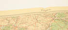 Vintage Wwii Map Of Paris  May 1940  1 200k  27 2x21 3   Drc4 9 l