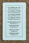 Little America Hotel Room Keycard  Flagstaff Arizona  Tradition Of Excellence