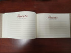 David Tutera Burlap Rustic Guest Book With Lace And Jute Flower Brown Tan Ivory