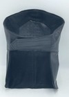 Black Leather Motorcycle Touring   Fashion Face Mask W  Adjustable Strap 14