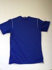Adidas Boys Climalite Shirt Cobalt White Youth Soccer Sports Sz L