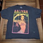 Aaliyah Ss Black Unisex Tee  aaliyah Tour Berlin 2001  - Size 1x