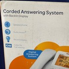 At t Cl4940 Corded Answering System Phone Speakerphone Big Buttons Caller Id New
