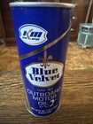 Vintage 1960s Kerr Mcgee Blue Velvet Motor Oil Metal Can 1 Pint Mint Snowmobile