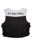 Ept Bull Riding Vest V2 0- Black   White Cordura - Child Youth Sizes  Small- 2xl