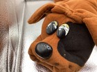 Vintage Tonka Pound Puppies 18  Large 1985 Stuff Dog Puppy Plush Brown Black T7