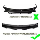 For Dodge Durango   Grand Cherokee 2011-2016 Windshield Wiper Cowl Cover Steel