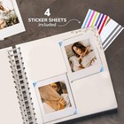 Zenacolor Scrapbook   Photo Album Memory Book  80 Pages 8x8 Inch  Wedding  White