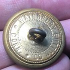 Kansas City Southern Lines Railway Brass Uniform Button 3 4  Waterbury