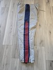 Adidas Vintage Nylon Windbreaker Track Pants Adult Xxl Gray  a-2 