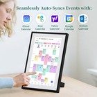 Smart Digital Calendar  10 1  Hd Touch Screen 10 1 Inch Black  Black 
