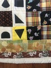 Vintage Quilt Hand Stitched Quilt Patchwork Design 80x94 Euc Read 