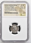 C30-29 Bc Octavian  augustus  Roman Imperatorial Ar Denarius Ngc Ch Vf  5 5 4 5 
