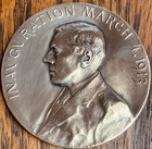 Rare Us Mint 1913 President Woodrow Wilson Official Bronze Inaugural Medal