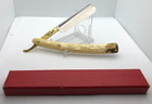 Excellent Dubl Duck Goldedge Straight Razor With Original Cardboard Sleeve