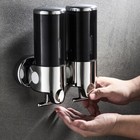 Liquid Soap Dispenser Wall Mounted 400ml Bathroom Body Lotions Shampoo Interface