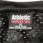 Vintage Athletic Sewing Hockey Jersey Mens Xl Black Mesh Practice Made Usa