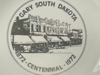 Vtg Gary South Dakota 1972 Centennial Souvenir Plate Deuel County 7    1872-1972