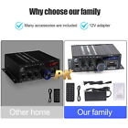 12v 2 Channel Mini Hifi Power Amplifier Audio Stereo Amp Fm Home Car