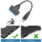 Usb 2 0 To Sata 22 Pin Laptop Hard Disk Drive Ssd Adapter Converter _z8