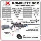 Umarex Komplete Ncr Pcp Air Rifle W  2 Nitroair Tanks   250 Pellets  177    22