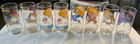 8 Lot Vintage 1977 Mcdonald   s Glasses Collector Series   Action Series