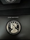 2017-p 1-oz Proof American Liberty Silver Medal 225th Anniversary W  Box   Coa