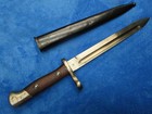 Original Antique M1895 Chilean Mauser Bayonet And Matching Scabbard Maker Steyr