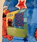 Sesame Street Elmo Preschool Children Blue Soft Plush Throw Blanket 40x50 Nwt