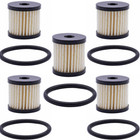 5x Fuel Filter Kit 0707-0012 61011-04a For Harley Fld flhr fxd fxdwg