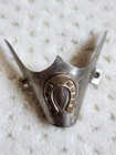 Vtg Unused Alpaca Horseshoe Western Cowboy Boot Toe Tip Cap Set   Pair