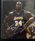 Kobe And Shaq Autographed 8x10 Photo With Coa Cert Card  Lakers Hand Signed Auto
