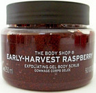 Body Shop Early-harvest Raspberry Exfoliating Gel Body Scrub  9 Oz 255 G new X 2