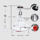 2 Pcs Universal Wall Mount Bracket For Security Camera With 1 4  Screw Connector